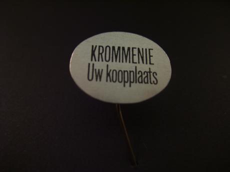 Krommenie( gemeente Zaanstad) Uw koopplaats( slogan Middenstand)zilverkleurig